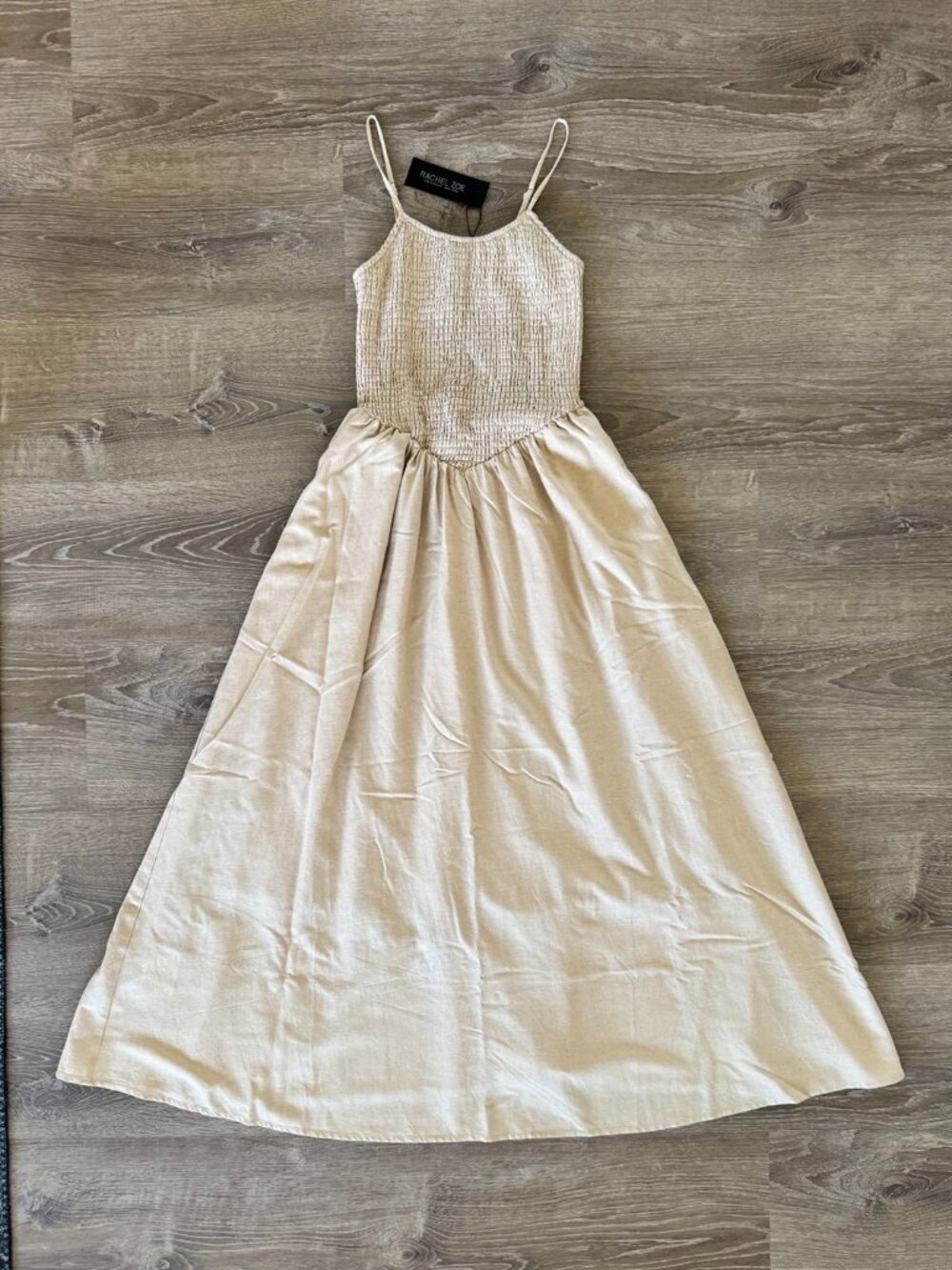 NEW RACHEL ZOE Maxi Dress | Rayon/Linen | Spaghetti Strap | Cottagecore | Farm
